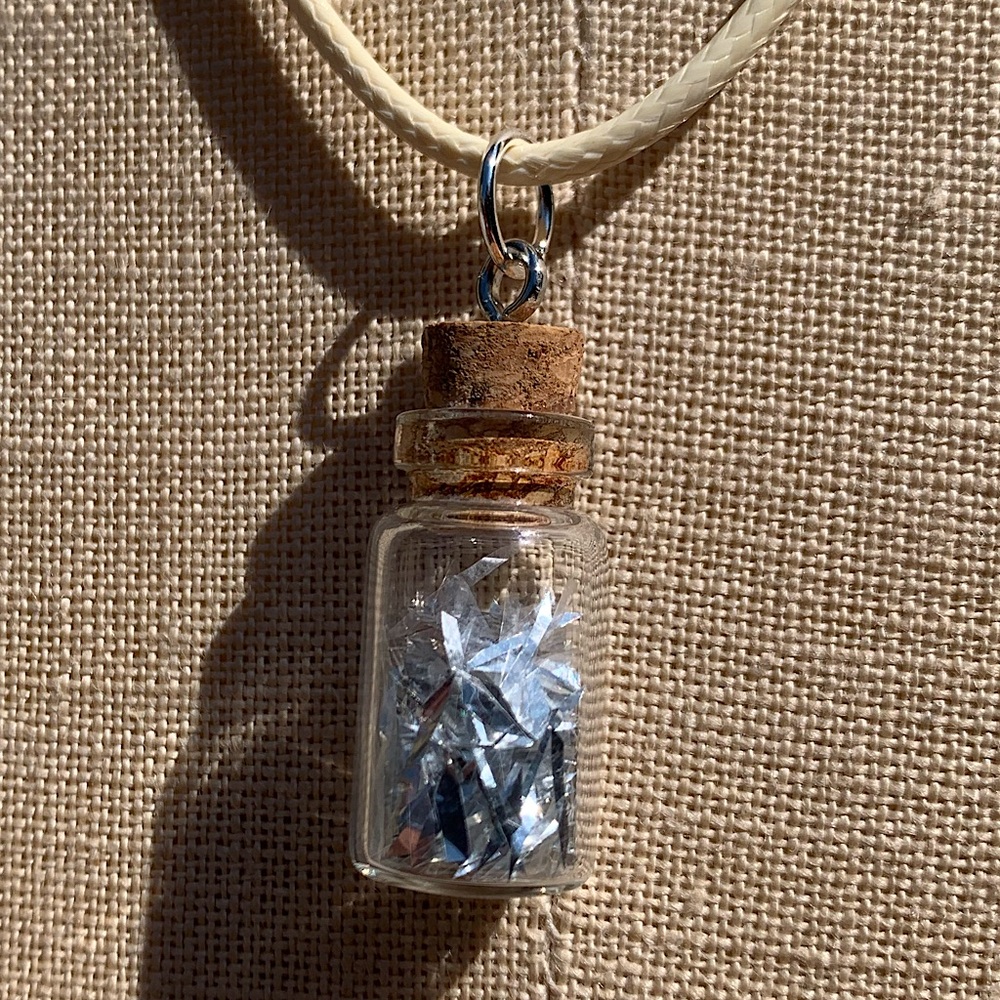 Handmade Shaker/Rattle Bottled-Up Emotions Necklace